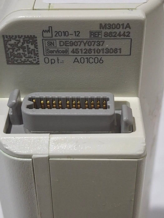 Philips M3001A-A01C06 Fast SpO2, NIBP, ECG, Temp, IBP MMS Module