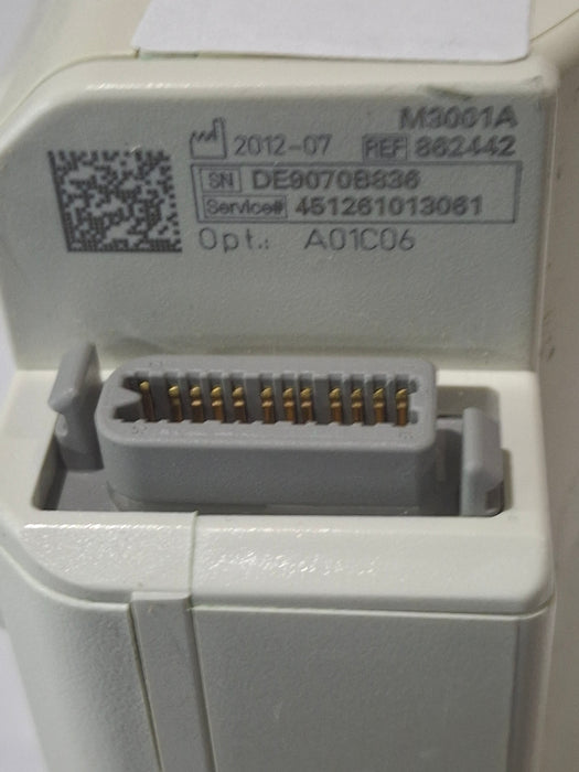 Philips M3001A-A01C06 Fast SpO2, NIBP, ECG, Temp, IBP MMS Module