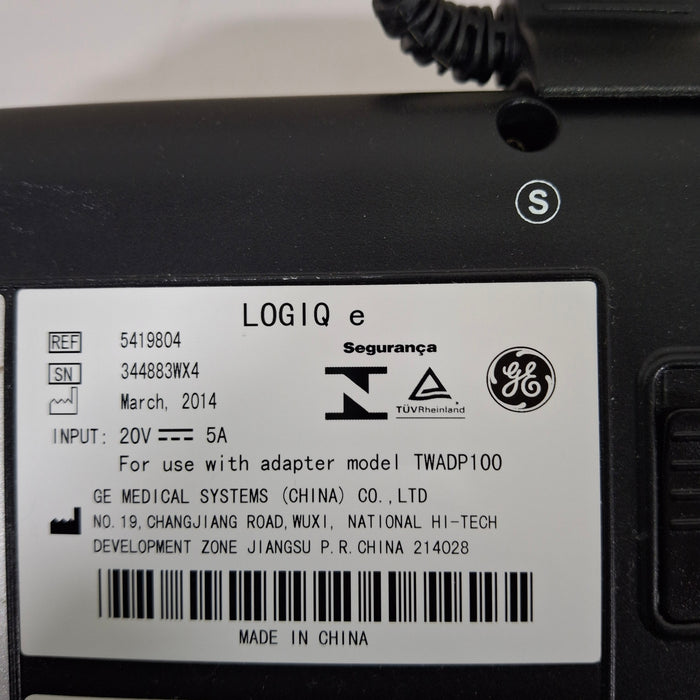 GE Healthcare Logiq e Ultrasound