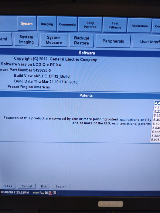 GE Healthcare Logiq e Ultrasound