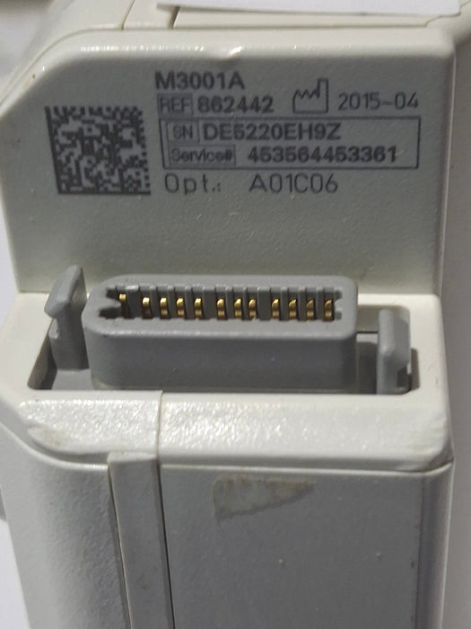 Philips M3001A-A01C06 Fast SpO2, NIBP, ECG, Temp, IBP MMS Module