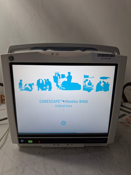 GE Healthcare Carescape B450 Critical Care Patient Monitor