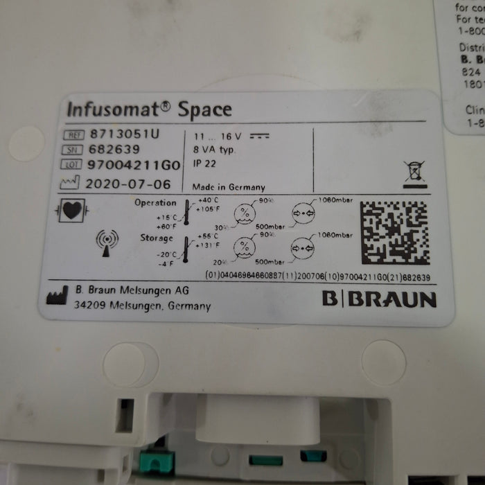 B. Braun Infusomat Space Infusion Pump