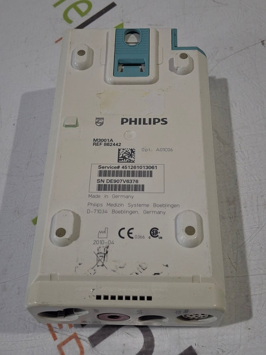 Philips M3001A-A01C06 Fast SpO2, NIBP, ECG, Temp, IBP MMS Module
