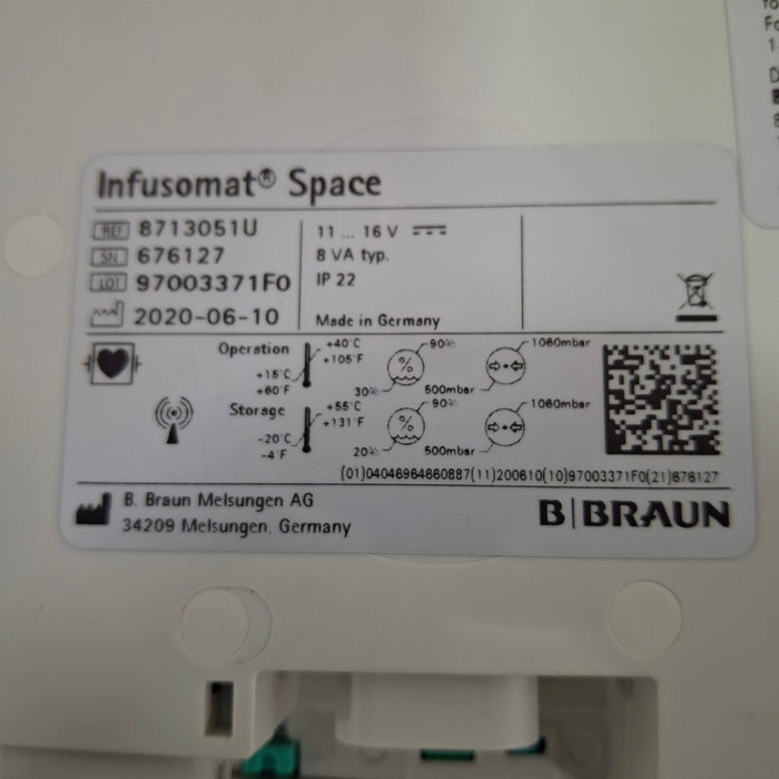 B. Braun Infusomat Space Infusion Pump