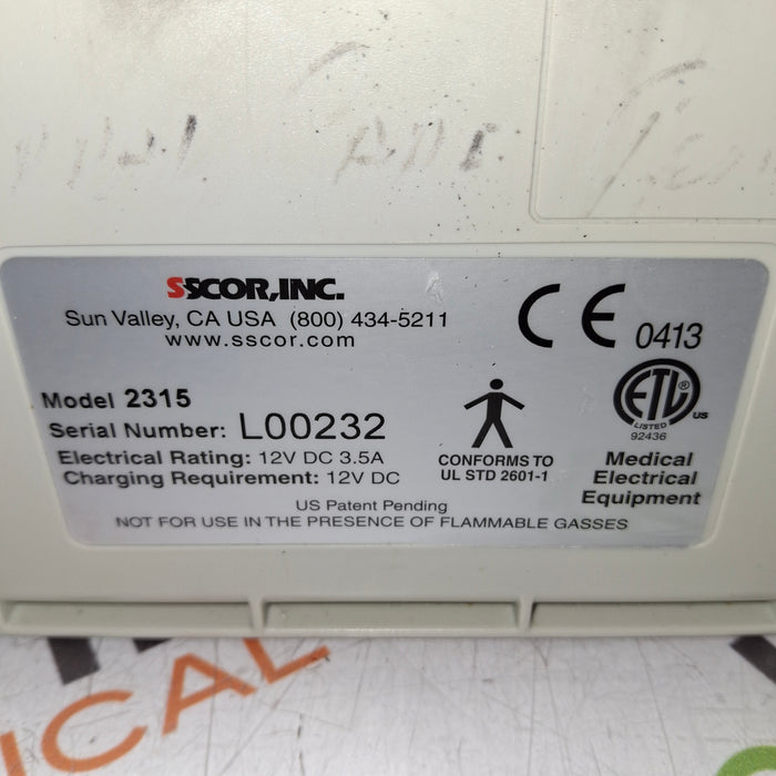 SSCOR, Inc. 2315 Pump suction