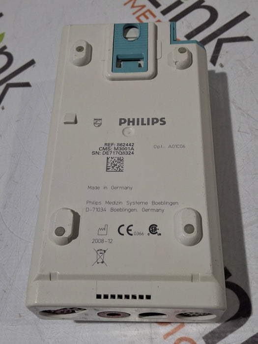 Philips M3001A-A01C06 Fast SpO2, NIBP, ECG, Temp, IBP MMS Module