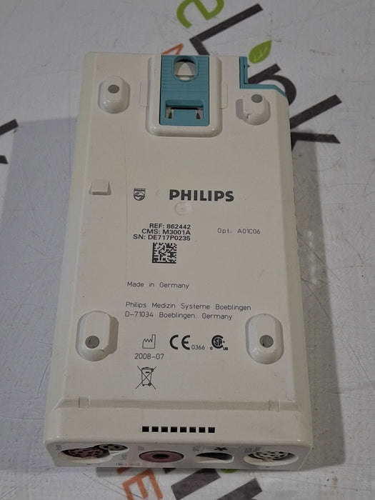 Philips M3001A-A01C06 Fast SpO2, NIBP, ECG, Temp, IBP MMS Module
