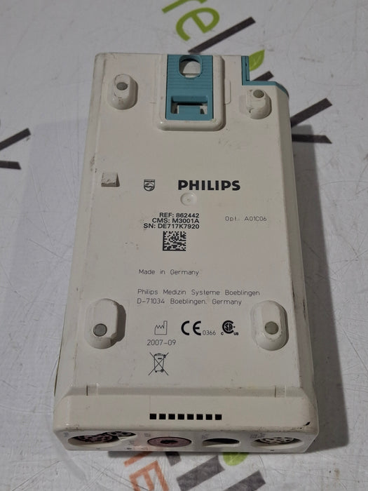 Philips M3001A-A01C06 Fast SpO2, NIBP, ECG, Temp, IBP MMS Module