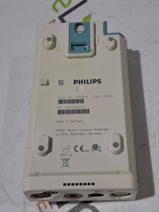 Philips M3001A-A01C06 Fast SpO2, NIBP, ECG, Temp, IBP MMS Module