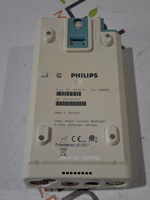 Philips M3001A-A01C06 Fast SpO2, NIBP, ECG, Temp, IBP MMS Module