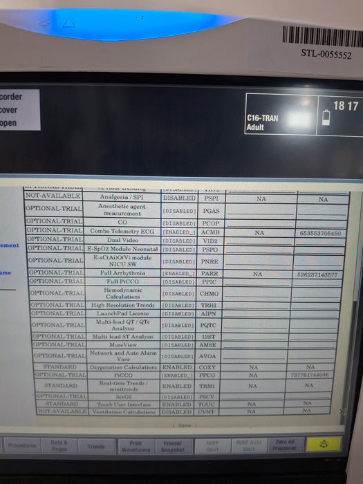 GE Healthcare Carescape B450 Critical Care Patient Monitor