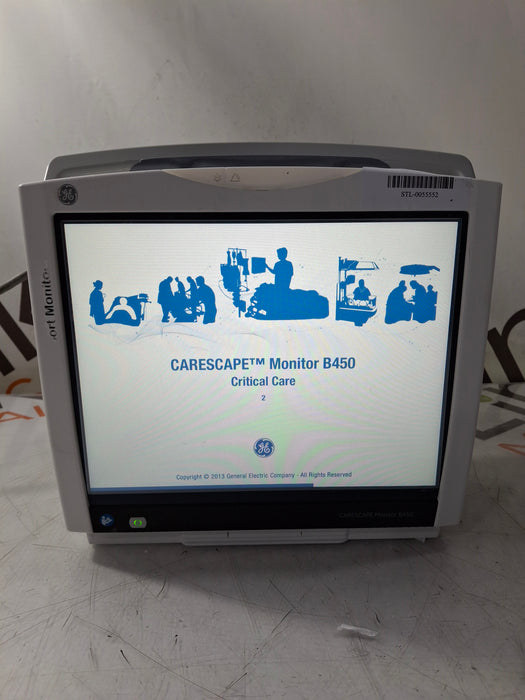 GE Healthcare Carescape B450 Critical Care Patient Monitor