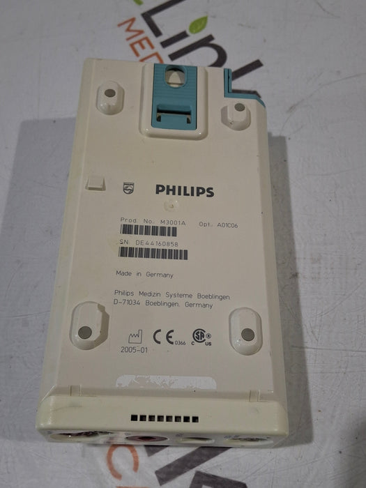 Philips M3001A-A01C06 Fast SpO2, NIBP, ECG, Temp, IBP MMS Module