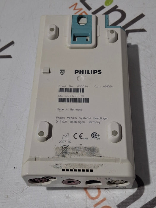 Philips M3001A-A01C06 Fast SpO2, NIBP, ECG, Temp, IBP MMS Module