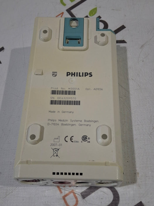 Philips M3001A-A01C06 Fast SpO2, NIBP, ECG, Temp, IBP MMS Module