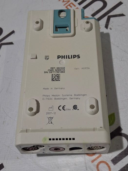 Philips M3001A-A01C06 Fast SpO2, NIBP, ECG, Temp, IBP MMS Module