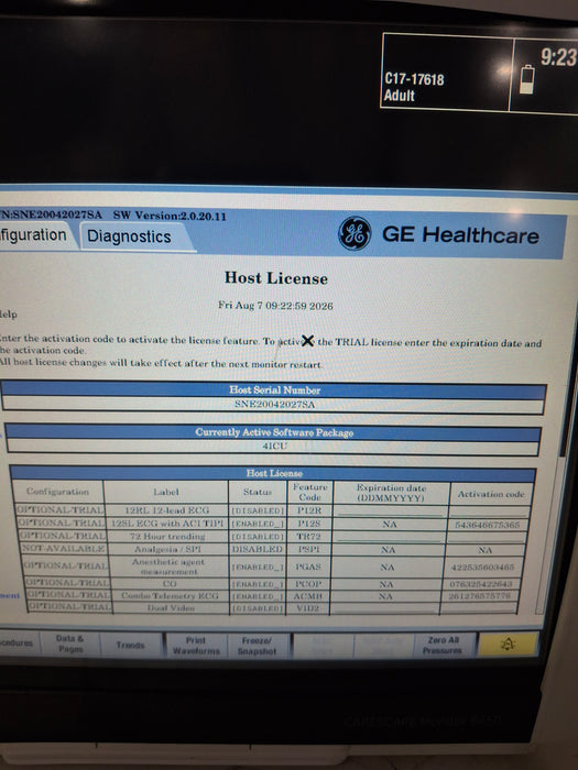 GE Healthcare GE Healthcare Carescape B450 Critical Care Patient Monitor Patient Monitors reLink Online