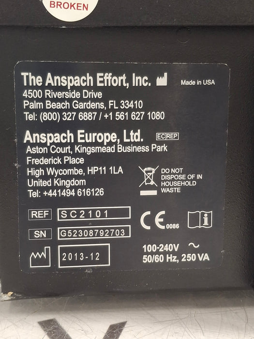 Anspach SC2101 eMax 2 Plus Console, Single Port with Irrigation