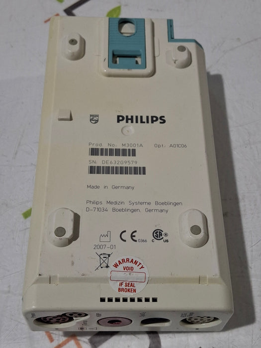 Philips M3001A-A01C06 Fast SpO2, NIBP, ECG, Temp, IBP MMS Module
