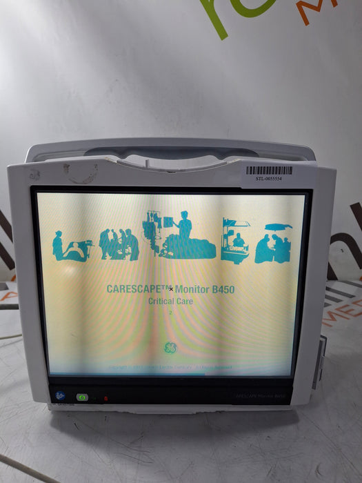 GE Healthcare Carescape B450 Critical Care Patient Monitor