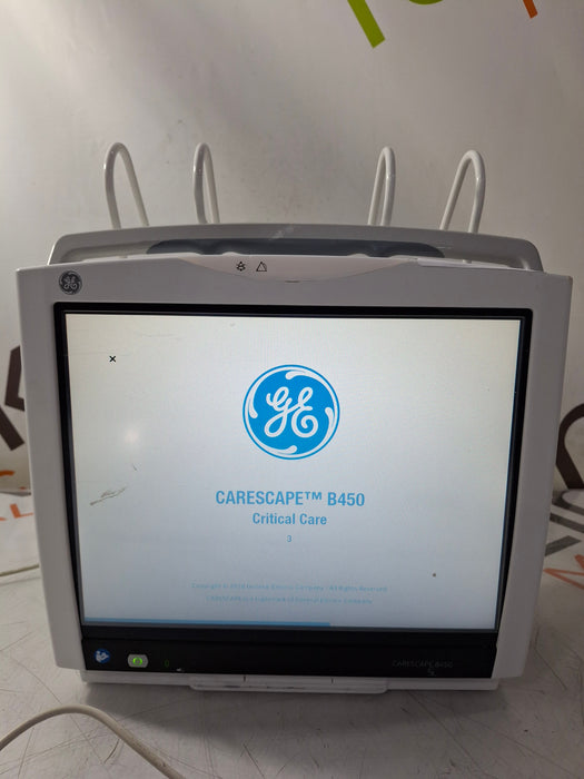 GE Healthcare Carescape B450 Critical Care Patient Monitor
