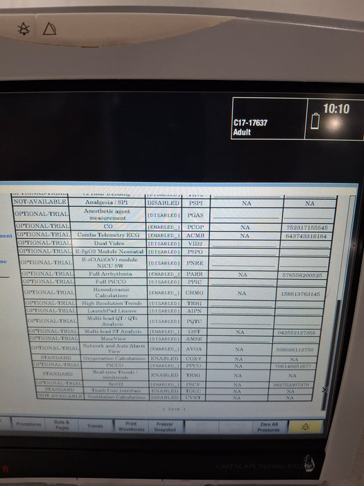 GE Healthcare Carescape B450 Critical Care Patient Monitor