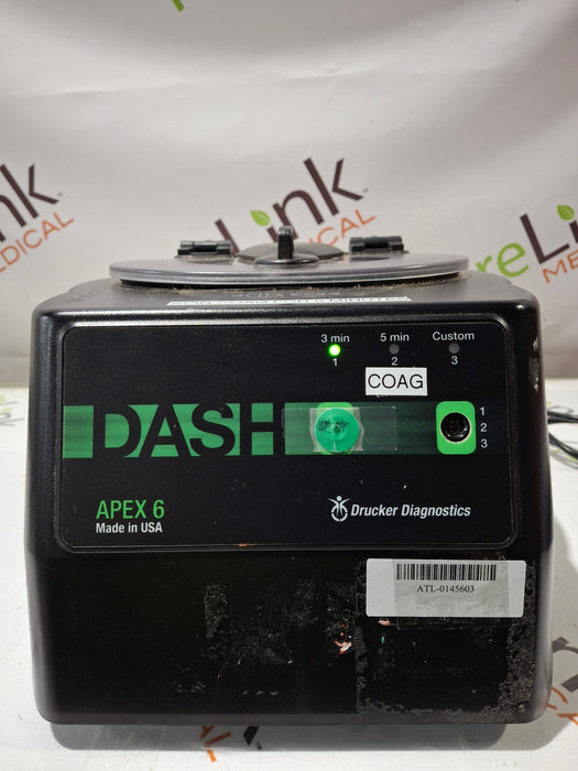 Drucker Diagnostics Dash Apex 6 Centrifuge