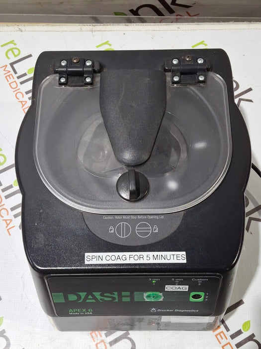 Drucker Diagnostics Dash Apex 6 Centrifuge