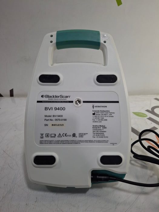Verathon Medical, Inc BVI 9400 Bladderscan