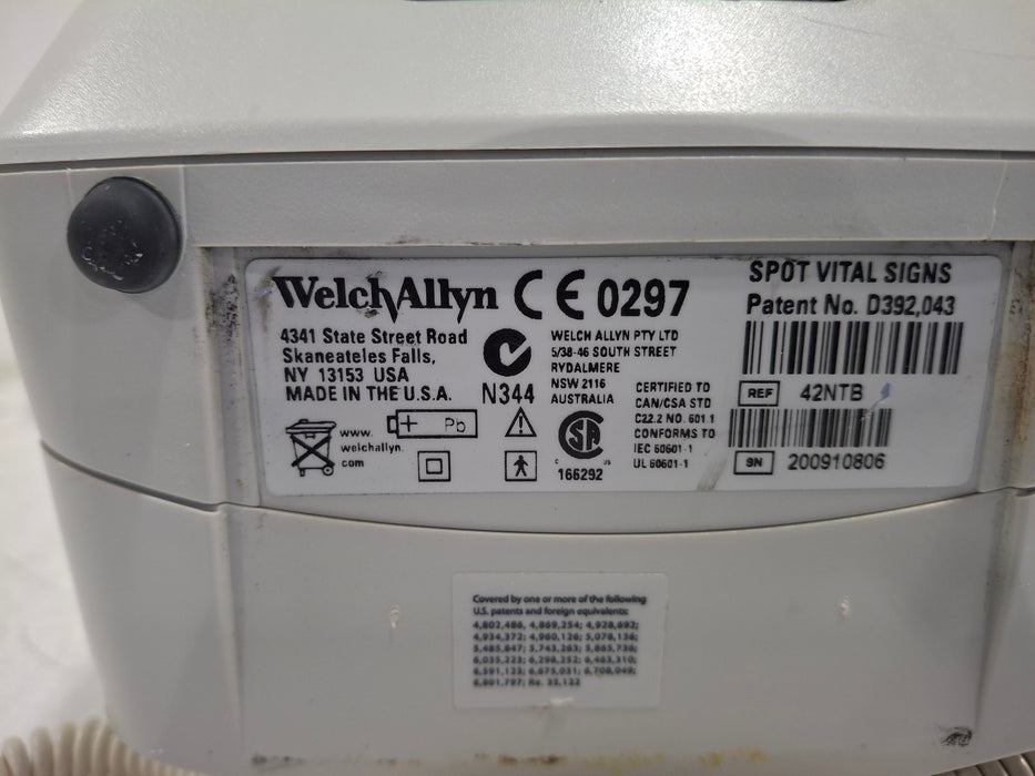 Welch Allyn Spot 420 - NIBP, Temp, Nellcor SpO2 Vital Signs Monitor