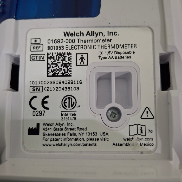 Welch Allyn SureTemp Plus 692 Thermometer