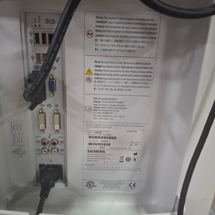 Siemens Acuson X700 Ultrasound