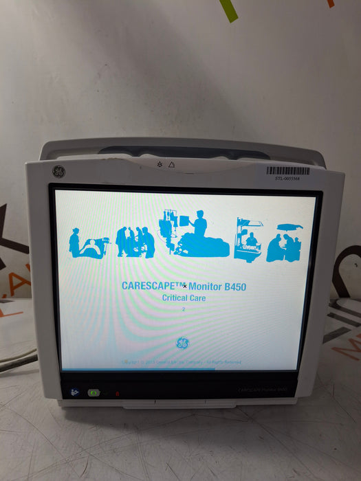GE Healthcare Carescape B450 Critical Care Patient Monitor
