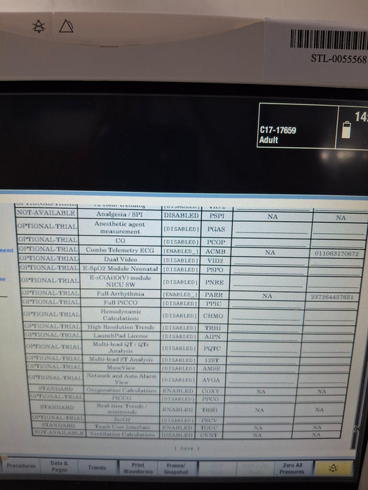 GE Healthcare Carescape B450 Critical Care Patient Monitor