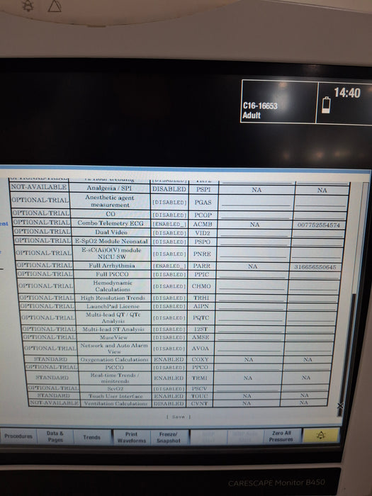 GE Healthcare GE Healthcare Carescape B450 Patient Monitor Patient Monitors reLink Online