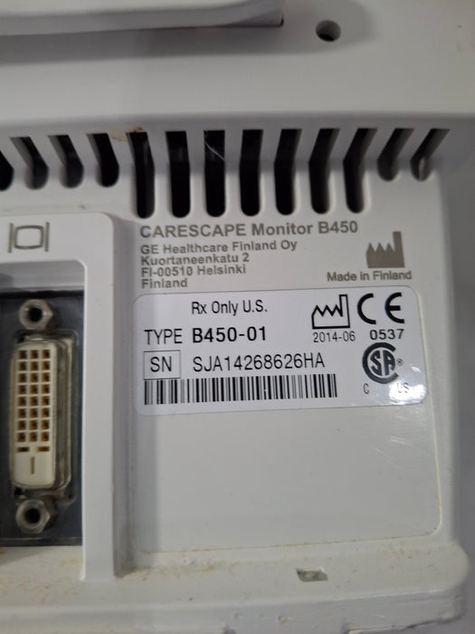 GE Healthcare GE Healthcare Carescape B450 Patient Monitor Patient Monitors reLink Online