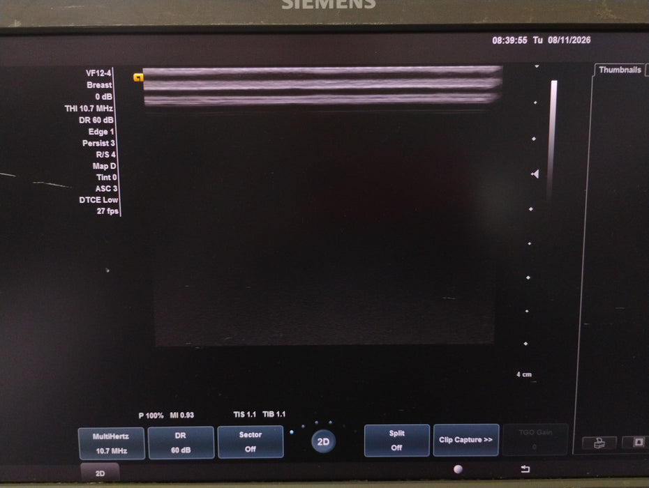 Siemens VF12-4 Linear Array Transducer
