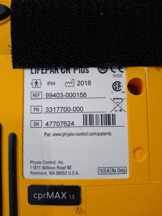 Medtronic LifePak CR Plus Defibrillator