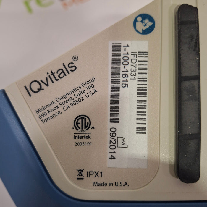 Midmark IQvitals PC Vital Signs System
