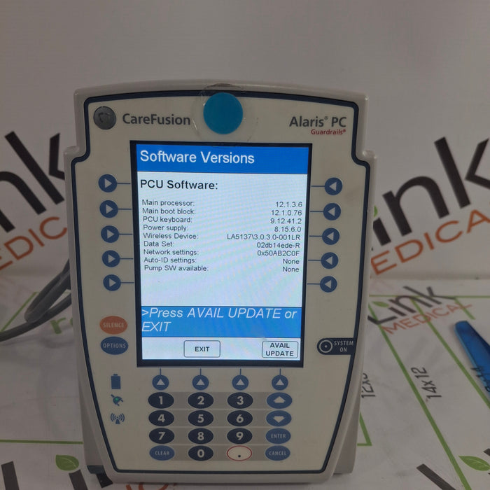 CareFusion Alaris 8015 Large Screen POC Infusion Pump