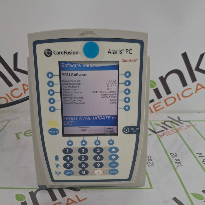 CareFusion Alaris 8015 Small Screen POC Infusion Pump