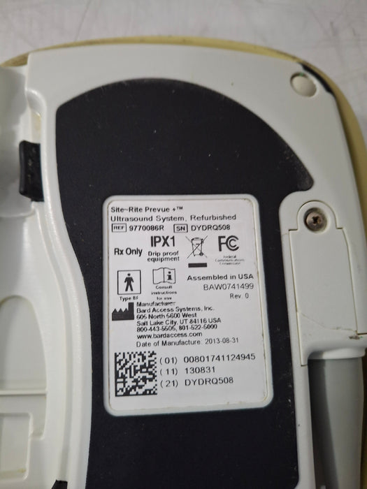Bard Medical Site Rite Prevue+ Portable Ultrasound