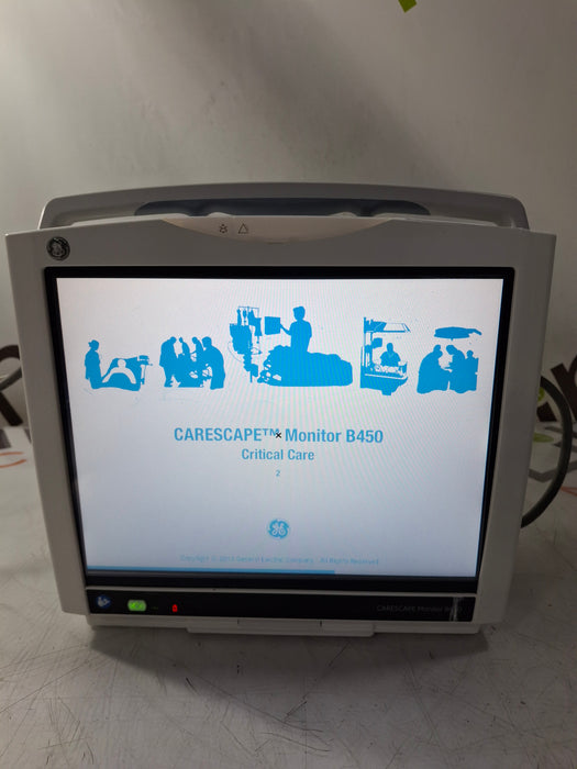 GE Healthcare Carescape B450 Critical Care Patient Monitor