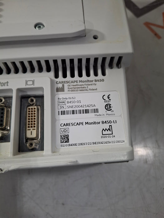 GE Healthcare Carescape B450 Patient Monitor