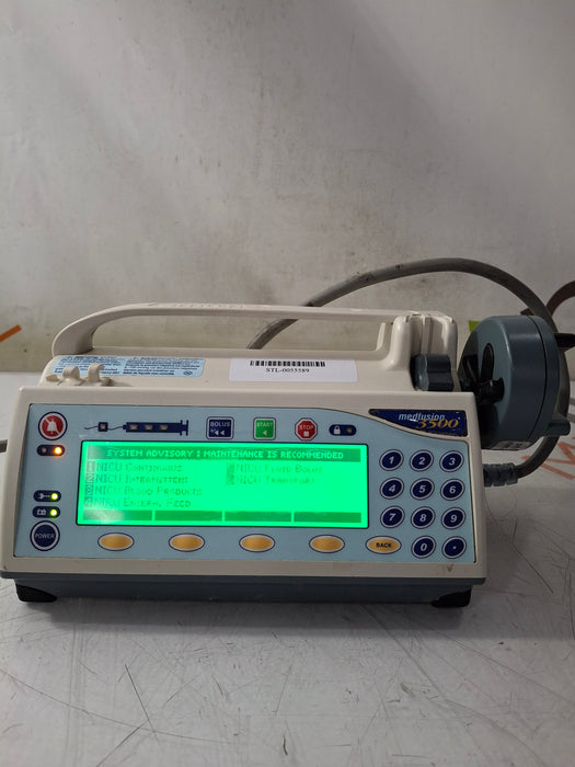 Smiths Medical Medfusion 3500 Version 6 Syringe Infusion Pump