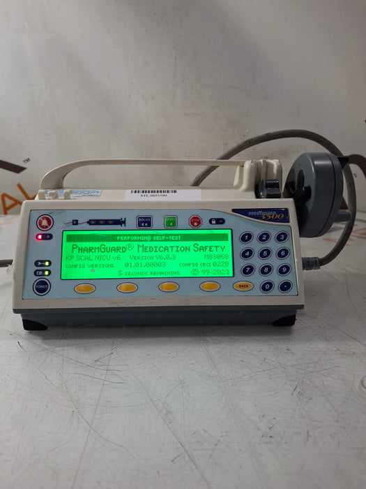 Smiths Medical Medfusion 3500 Version 6 Syringe Infusion Pump
