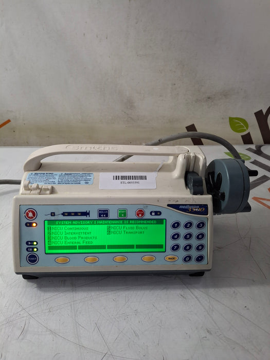 Smiths Medical Medfusion 3500 Version 6 Syringe Infusion Pump