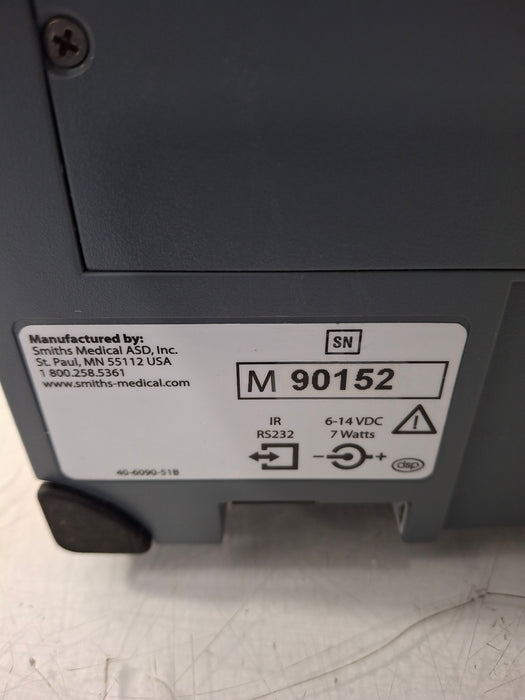 Smiths Medical Medfusion 3500 Version 6 Syringe Infusion Pump