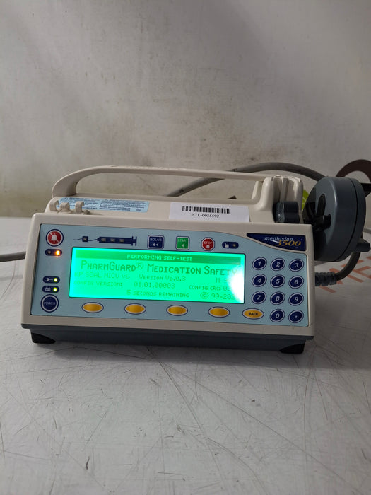Smiths Medical Medfusion 3500 Version 6 Syringe Infusion Pump